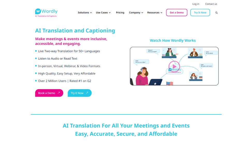 Wordly Homepage