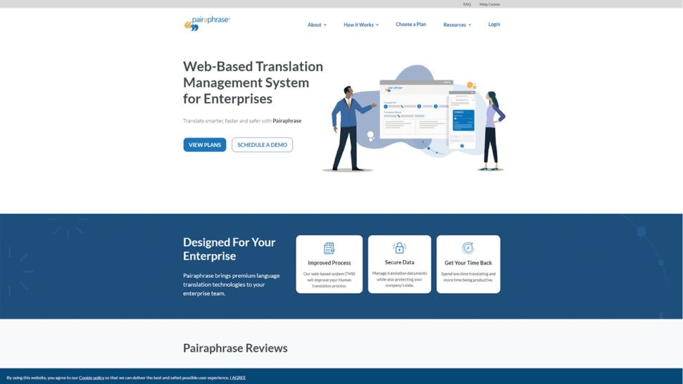 Pairaphrase Homepage